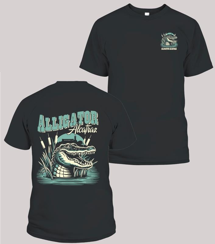 Alligator Alcatraz Shirt, Everglades Florida Parody Tee, Trending Graphic Tee style 07 Hoodie, Sweatshirt | PodTeesHub.com