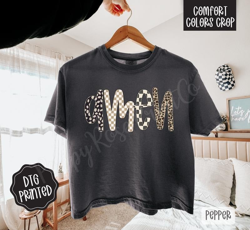 Amen Cropped Comfort Colors Tee, Trendy Religous Tshirt for Women Hoodie, Sweatshirt | PodTeesHub.com