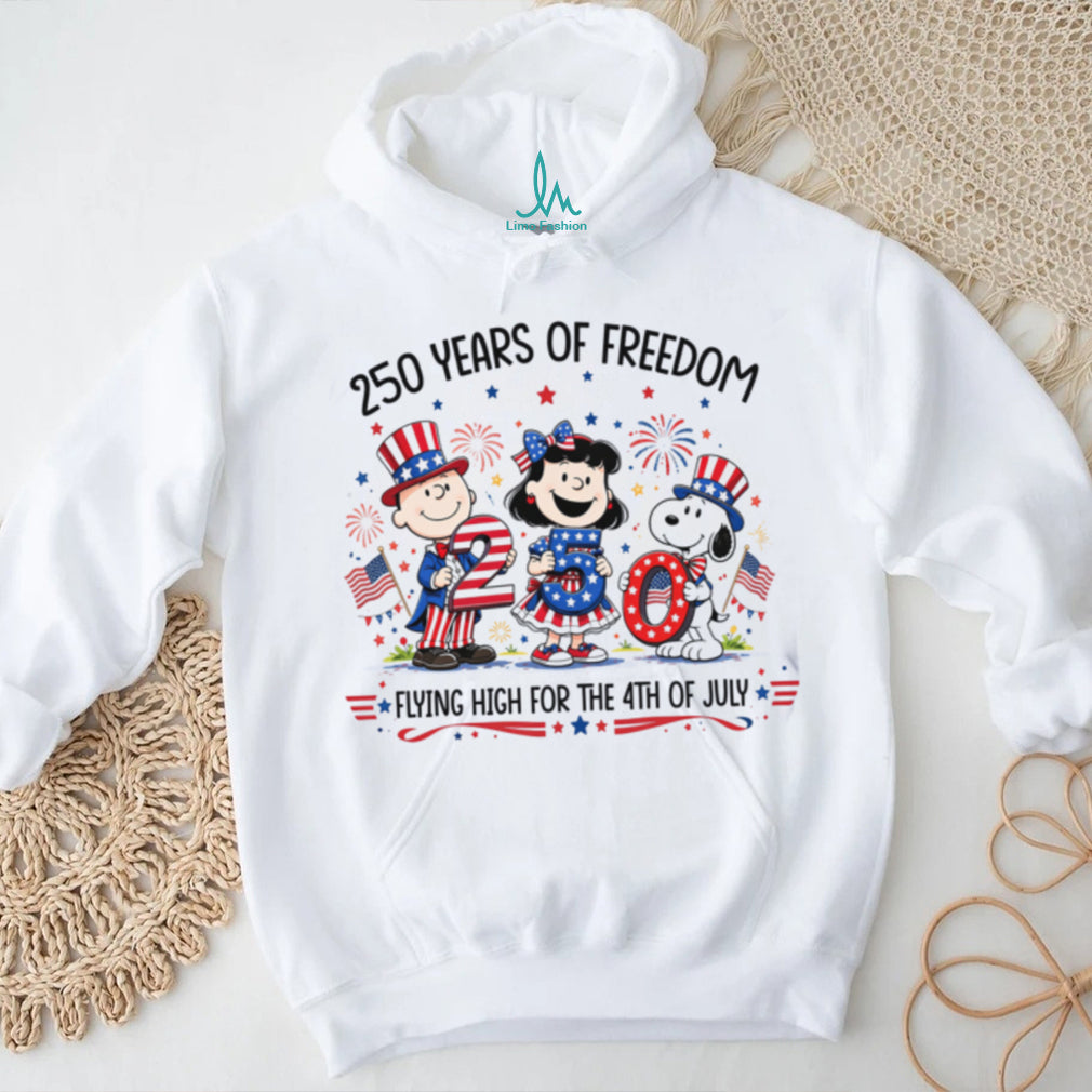 America 250 Years of Freedom Peanuts Gang Patriot Shirt