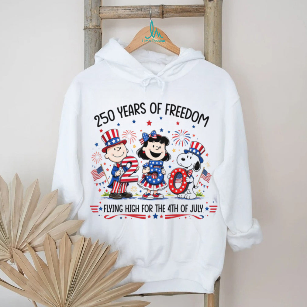 America 250 Years of Freedom Peanuts Gang Patriot Shirt