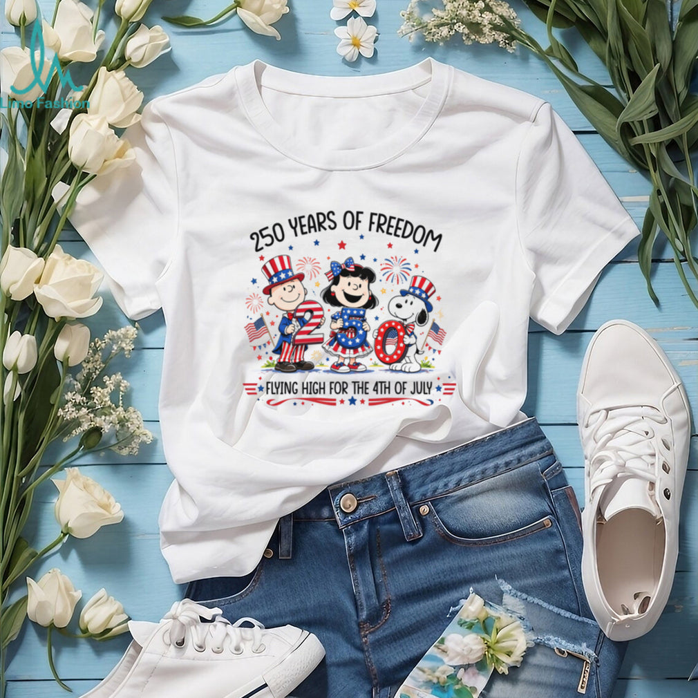 America 250 Years of Freedom Peanuts Gang Patriot Shirt