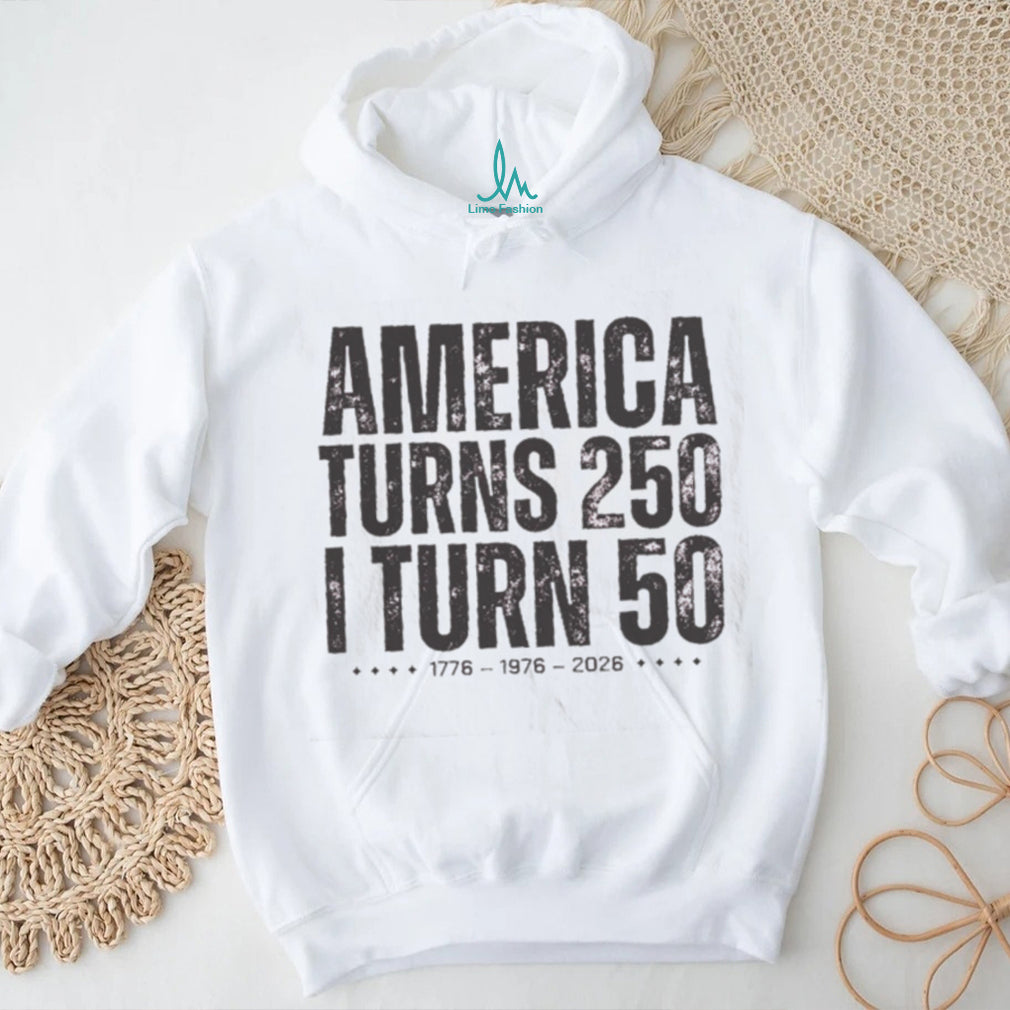 America 250th Birthday 50th Birthday Retro Graphic T Shirt