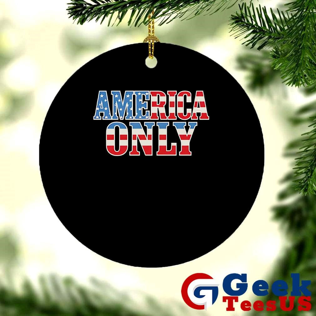 America Only USA flag shirt