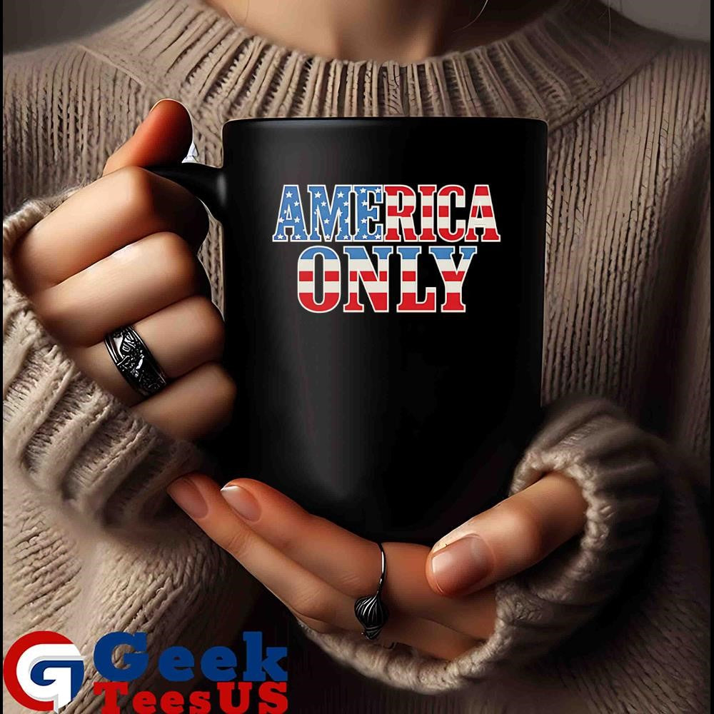 America Only USA flag shirt