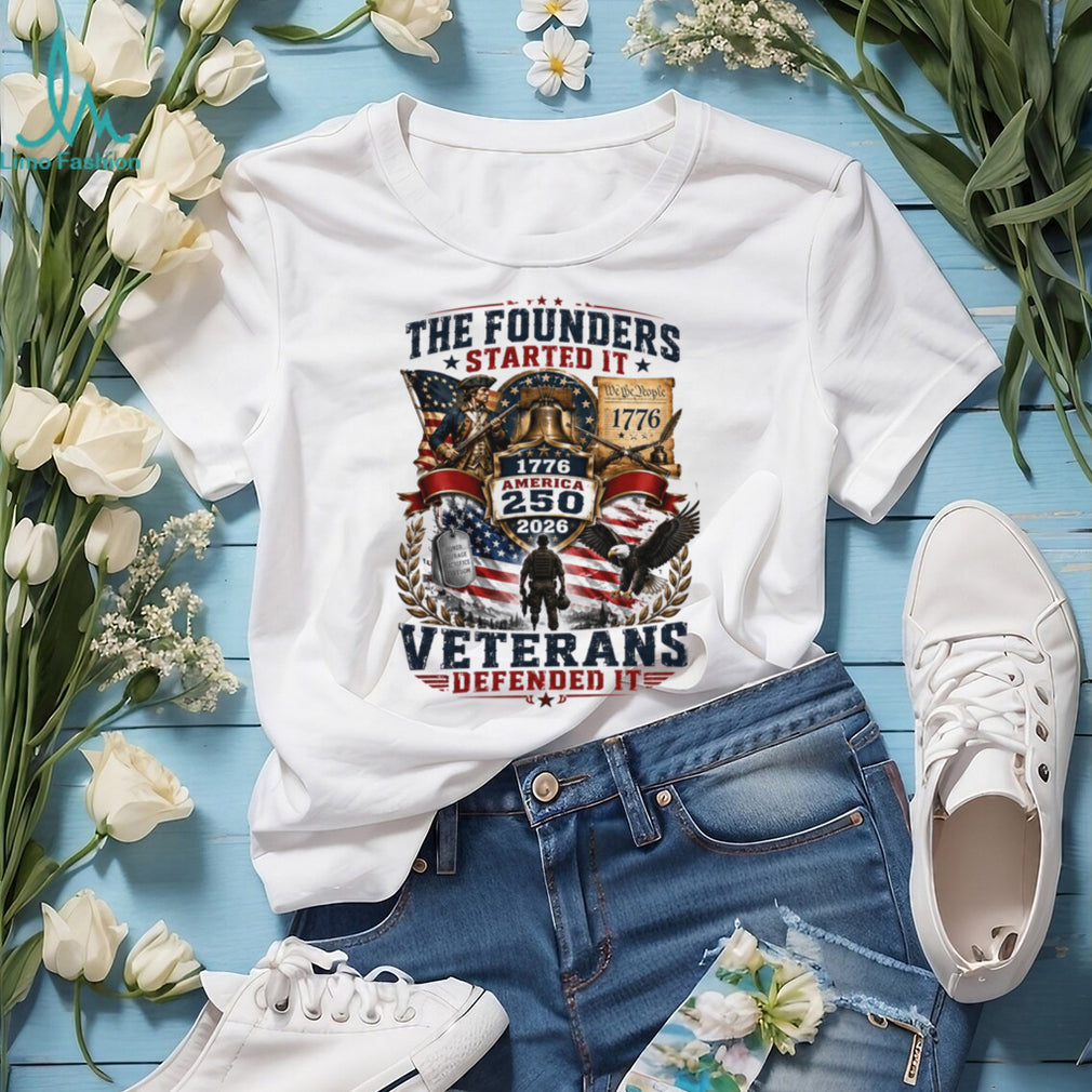 American 250 Years 1776 Veteran Freedom Patriotic Men’s Shirt
