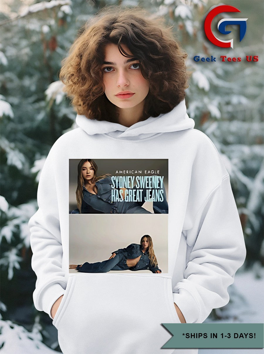 American Eagle Sydney Sweeney has great jeans shirt