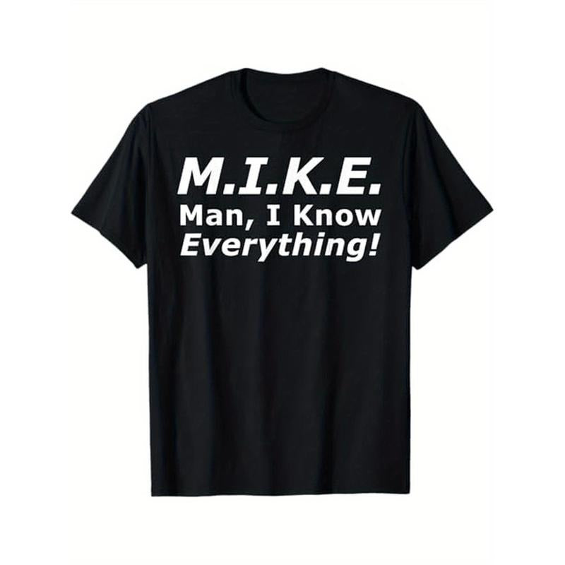 American Independence Day T-shirtFunny M Everything T Shirt For Men 100 Cotton Anti Shrink Casual Tee With Humorous...