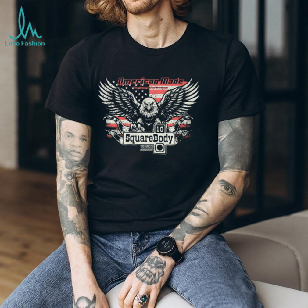 American Made Squarebody Solutions Eagle Patriot Graphic Shirt