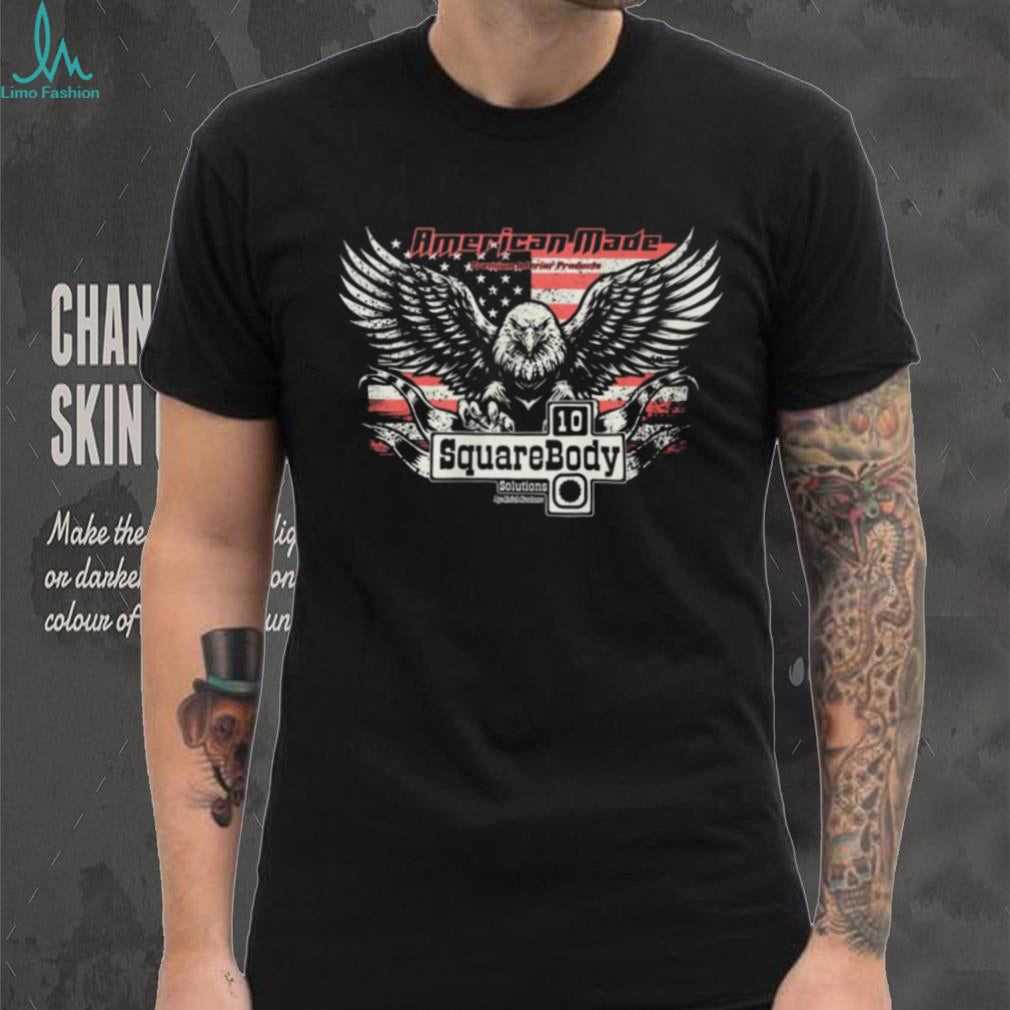 American Made Squarebody Solutions Eagle Patriot Graphic Shirt