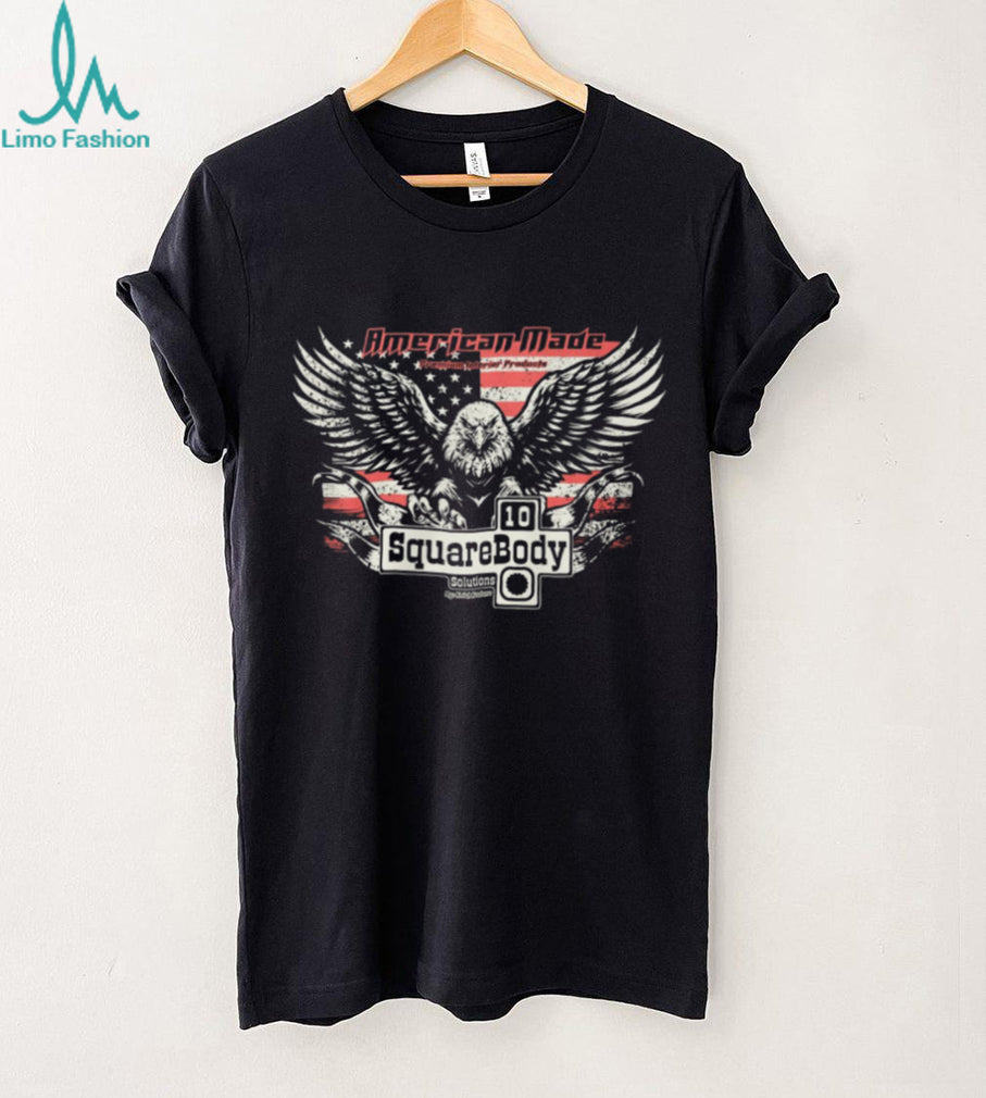 American Made Squarebody Solutions Eagle Patriot Graphic Shirt
