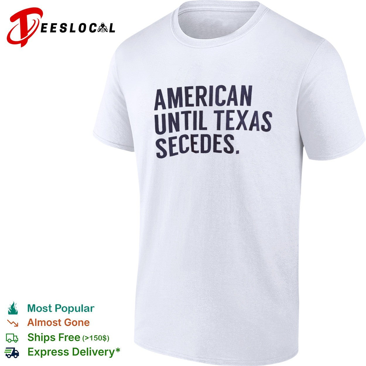 American until texas secedes shirt
