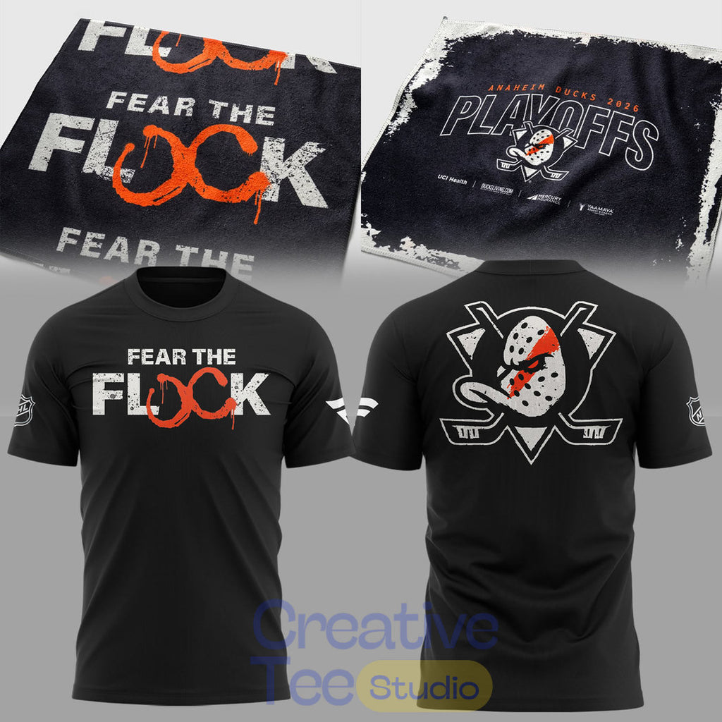 Anaheim Ducks “Fear The Flock” Playoff T-Shirt