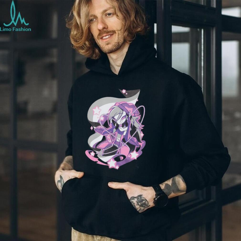 Anime Girl Cyberpunk Neon Lights Gaming Graphic T Shirt