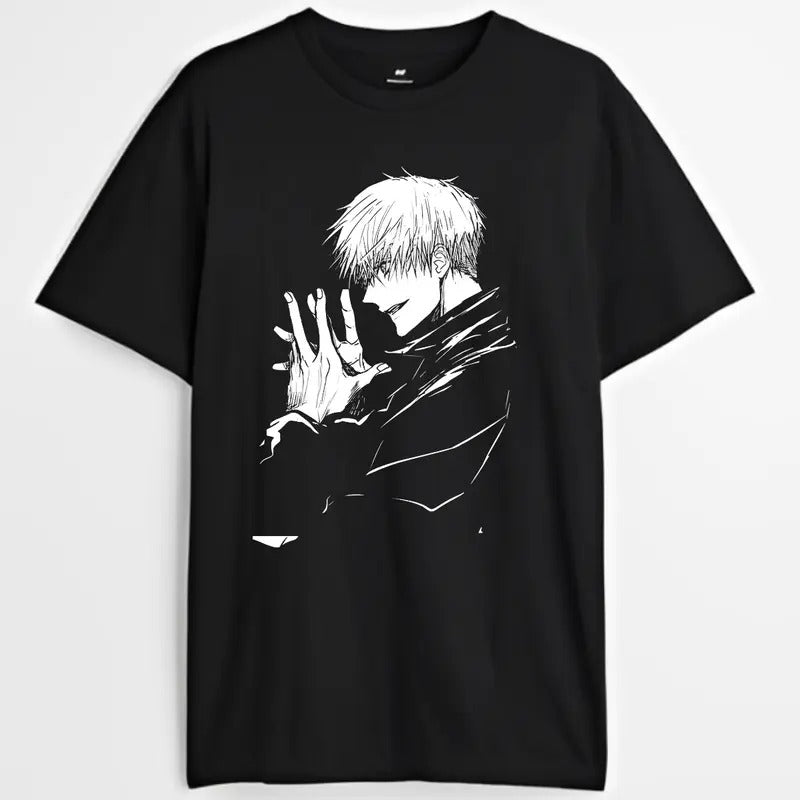 Anime Jujutsu Kaisen Inspired Satoru Gojo Graphic T-Shirt, Anime & Manga Gifts Hoodie, Sweatshirt | PodTeesHub.com