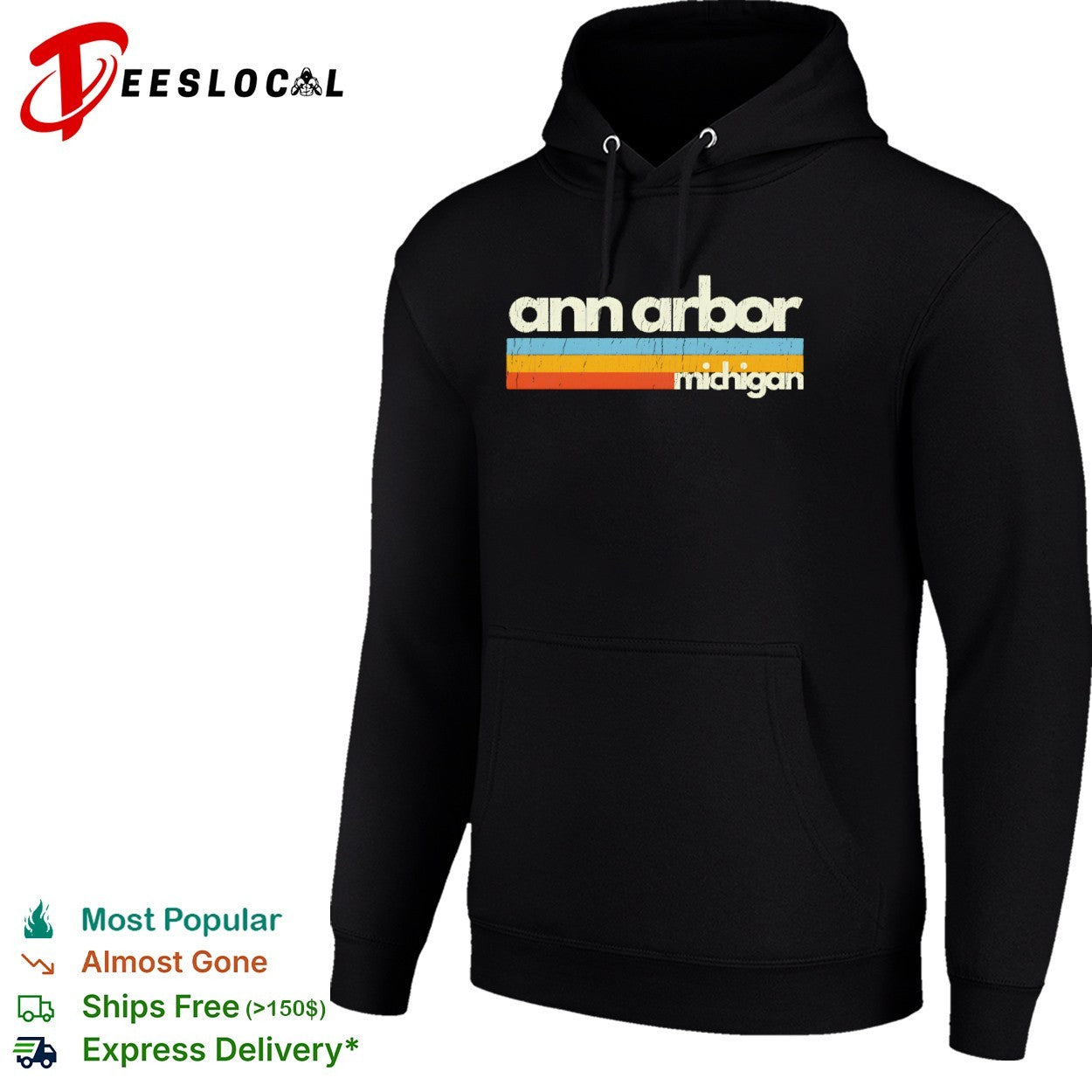 Ann Arbor Michigan retro shirt