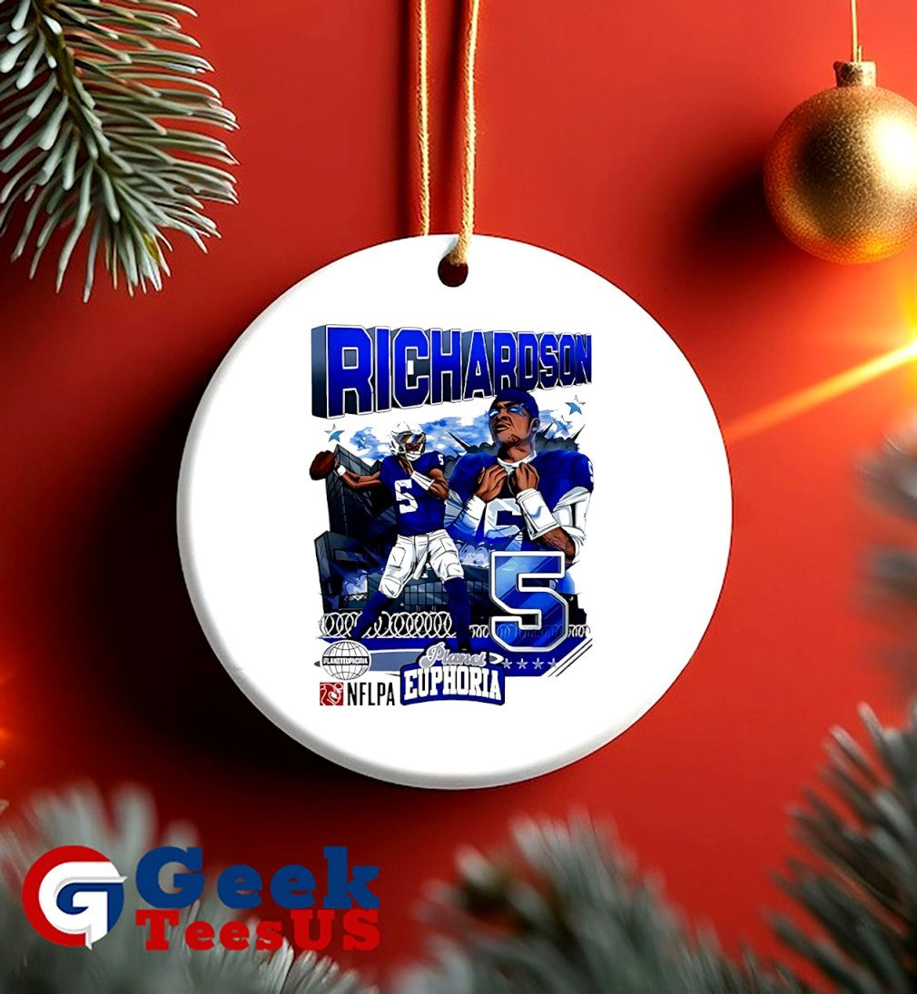 Anthony Richardson Sr. No.5 Indianapolis Colt comic graphic shirt