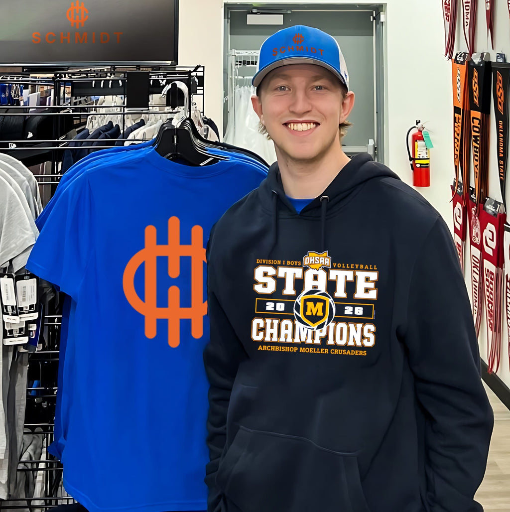Archbishop Moeller Crusaders 2026 OHSAA Boys Volleyball D1 State Champions shirt