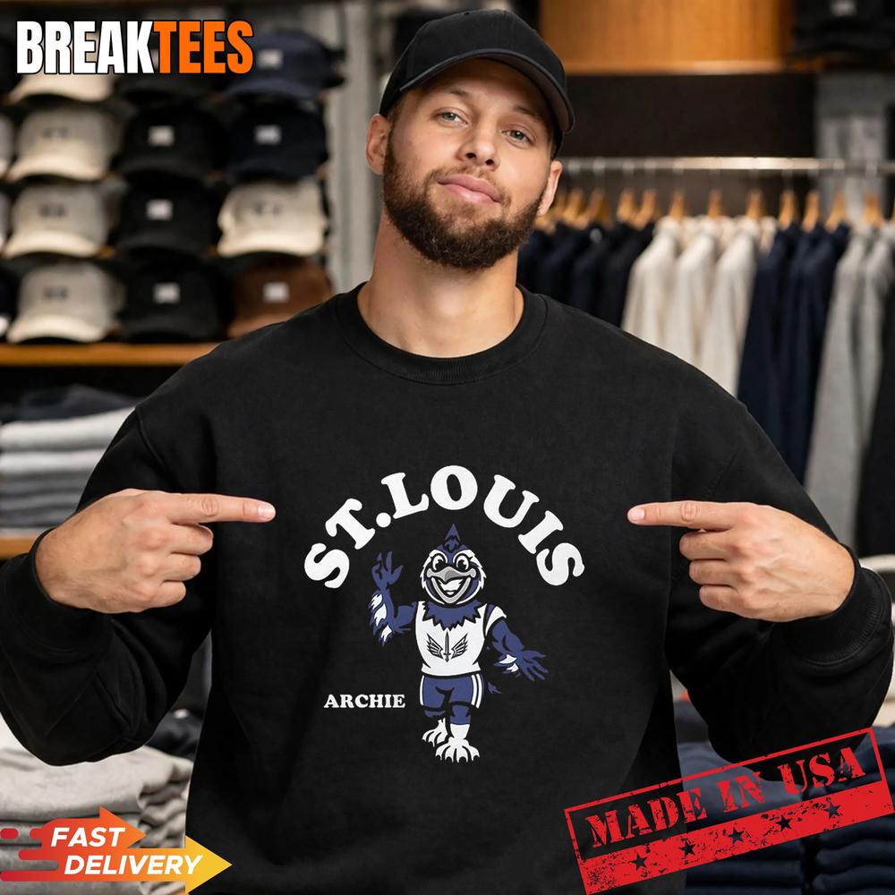 Archie B St Louis Battlehawks Football 2026 Mascot T-Shirt