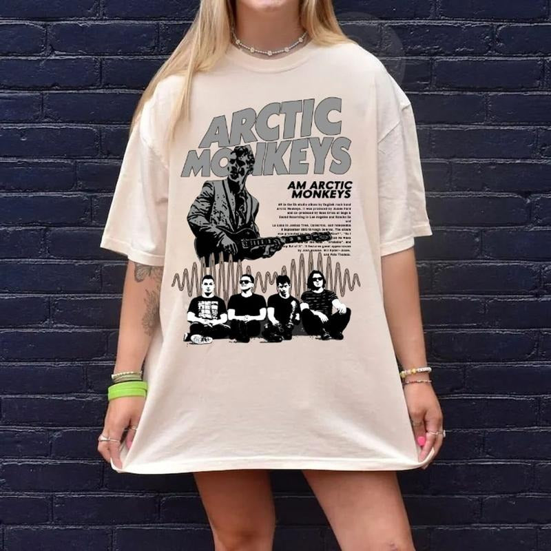 Arctic Monkeys Tour 2024 Tshirt, Graphic Tee For Women, Hip Hop Streetwear Shirt, Music Fan Gift, Unisex Sweater Pullover...