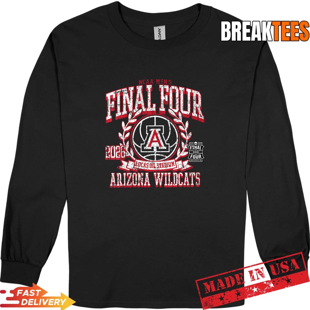 Arizona Wildcats Final Four 2026 Men’s Basketball Vintage T-Shirt