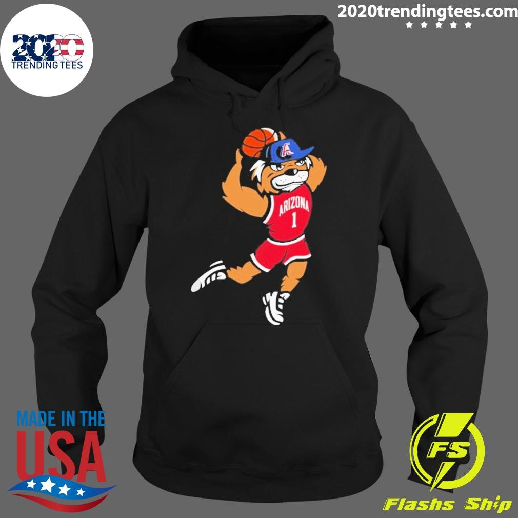 Arizona Wildcats Men’s Basketball Dunk Mascot Shirt