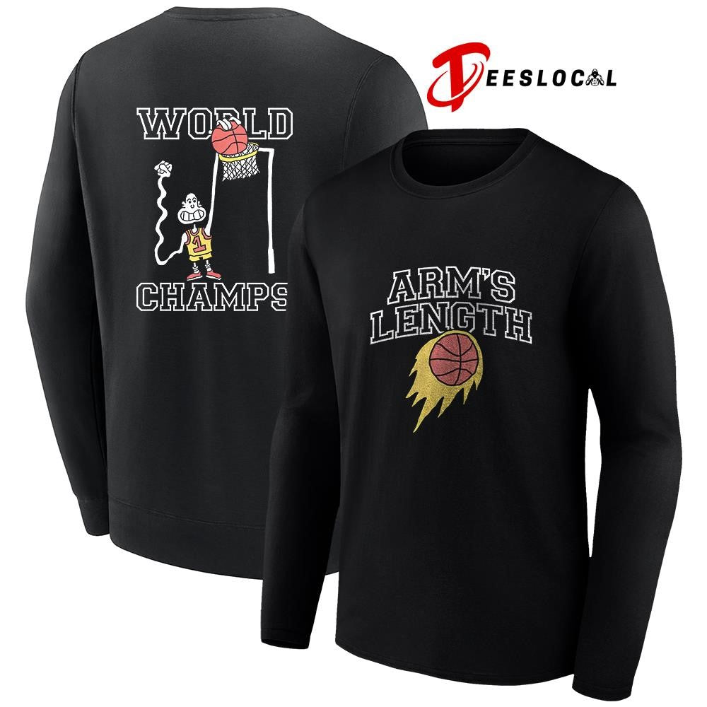 Arm’s Length world champs basketball shirt