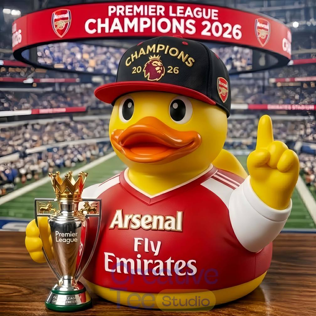 Arsenal 2025/26 Premier League Champions Commemorative Duck