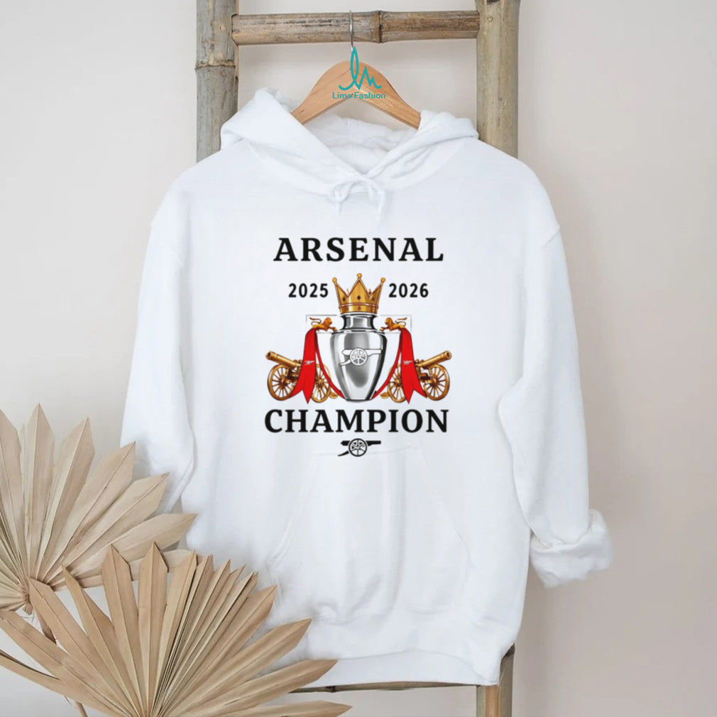 Arsenal FC Premier League 2026 Champions Trophy T Shirt