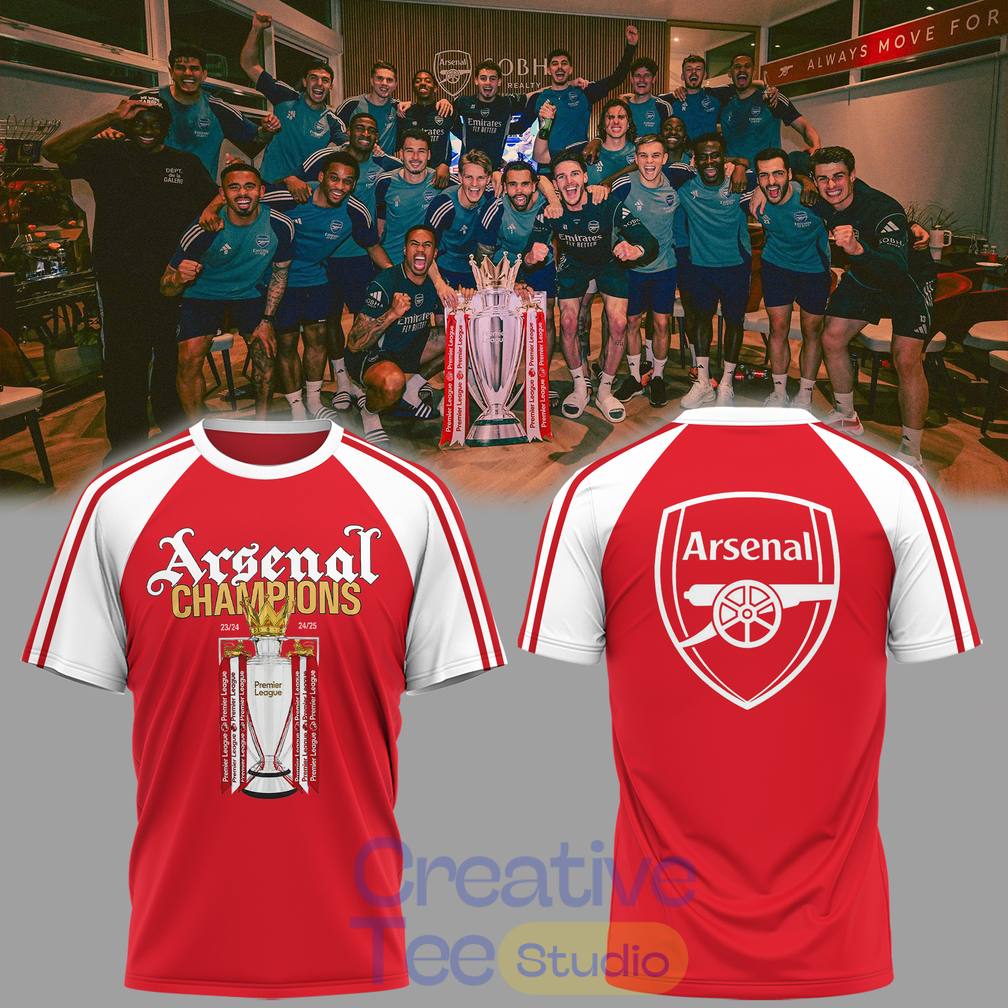 Arsenal Premier League Champions 2025-2026 T-Shirt