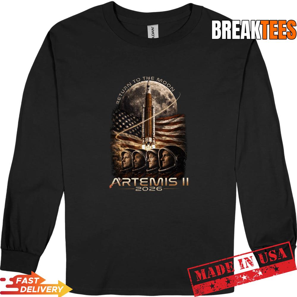Artemis II Rocket Launch Space Exploration 2026 Shirt