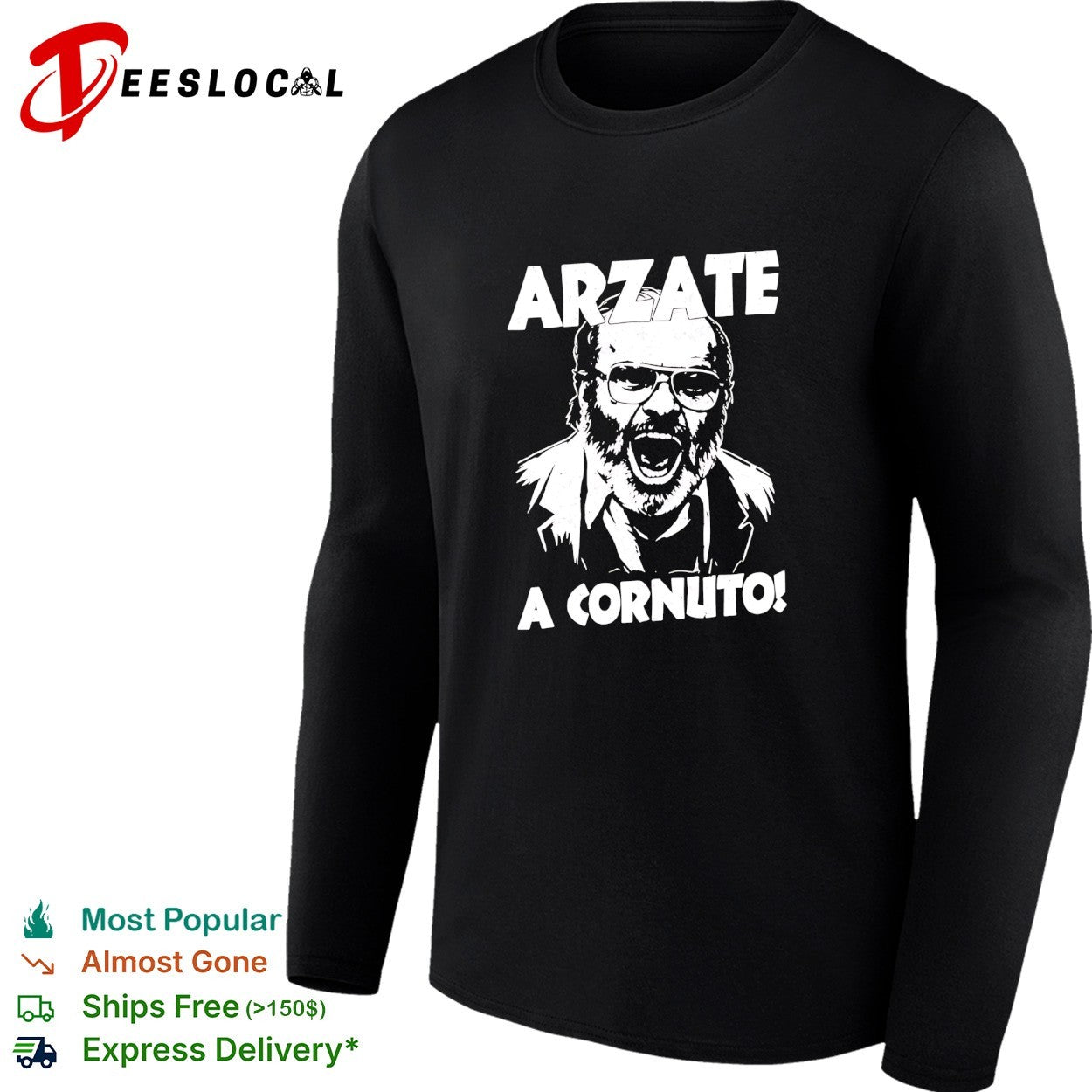 Arzate screaming a cornuto meme shirt