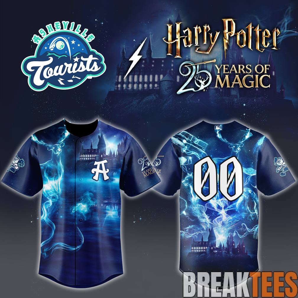 Asheville Tourists x Harry Potter Night ’25 Years of Magic’ Custom Jersey