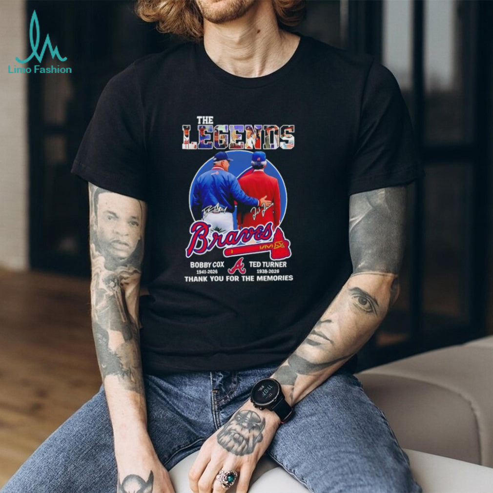Atlanta Braves Legends Bobby Cox Ted Turner Memorial Tribute T Shirt (1)