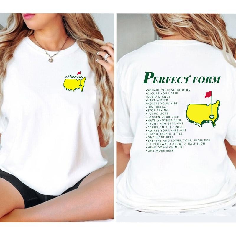 Augusta Masters Golf T-Shirt, 2025 Masters Golf Tournament Shirt, Augusta National Golf Shirt, Golf Club Shirt, 2025...