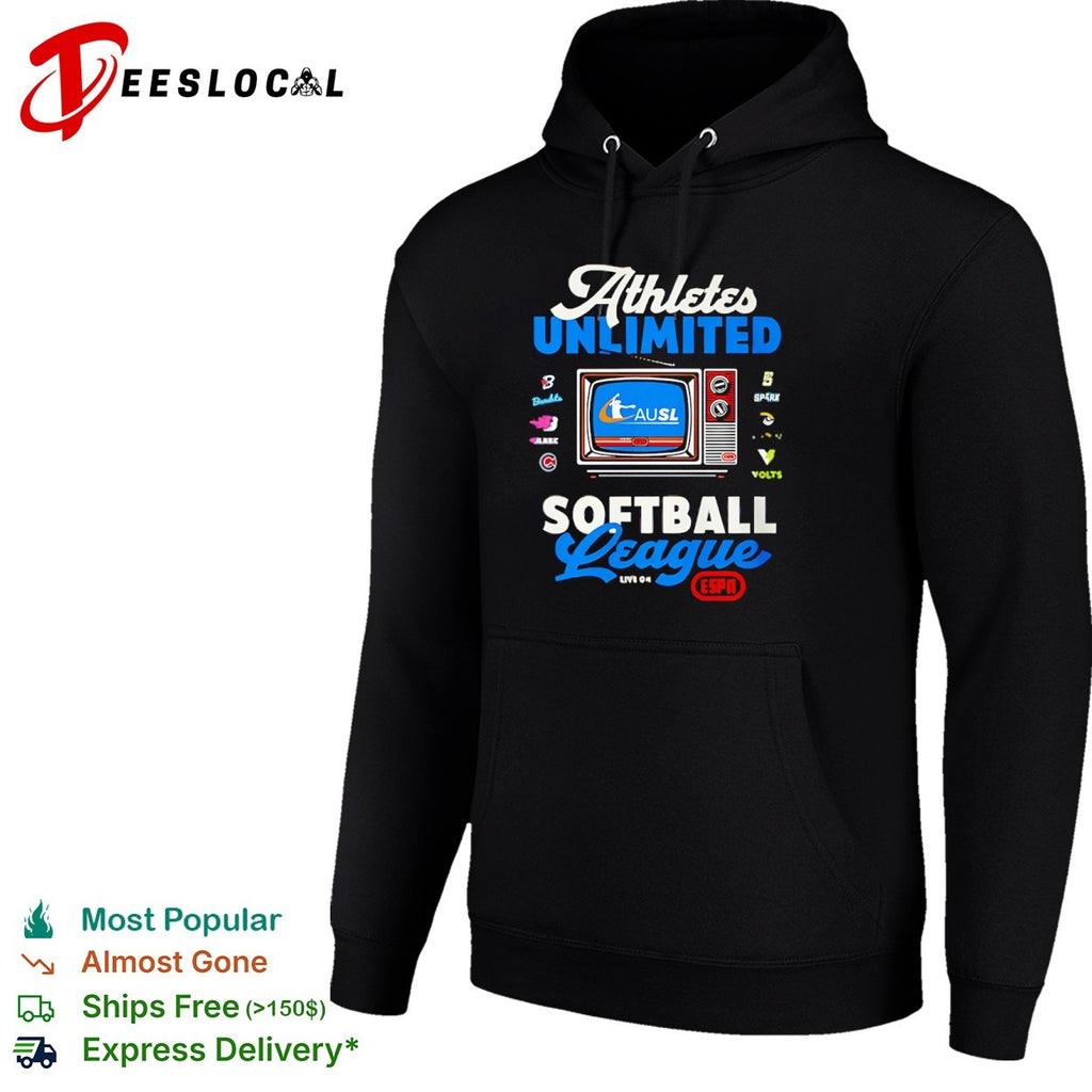 Ausl softball league tv athletes unlimited live on shirt