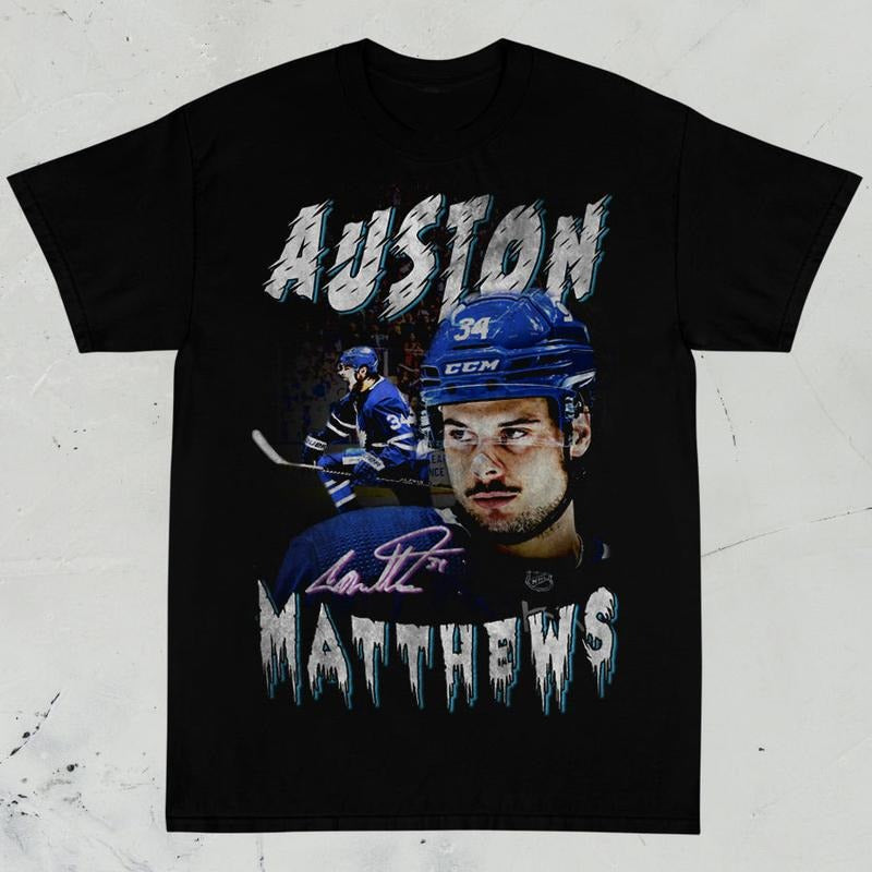 Auston Matthews - Toronto Hockey Graphic Tee - STREETWEAR Hoodie, Sweatshirt | PodTeesHub.com