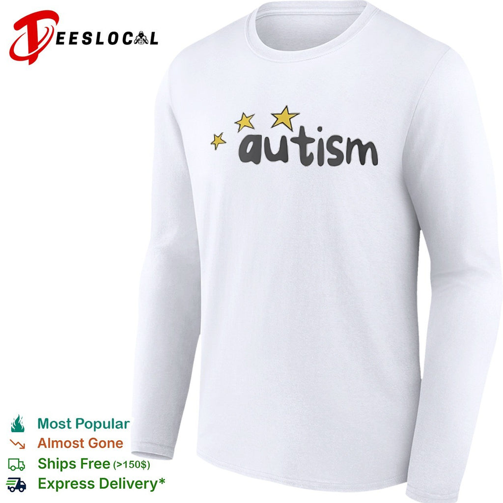 Autism with yellow stars shirt
