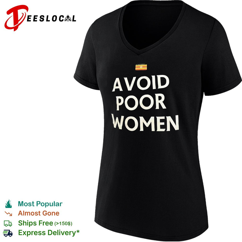 Avoid poor women Uganda flag shirt