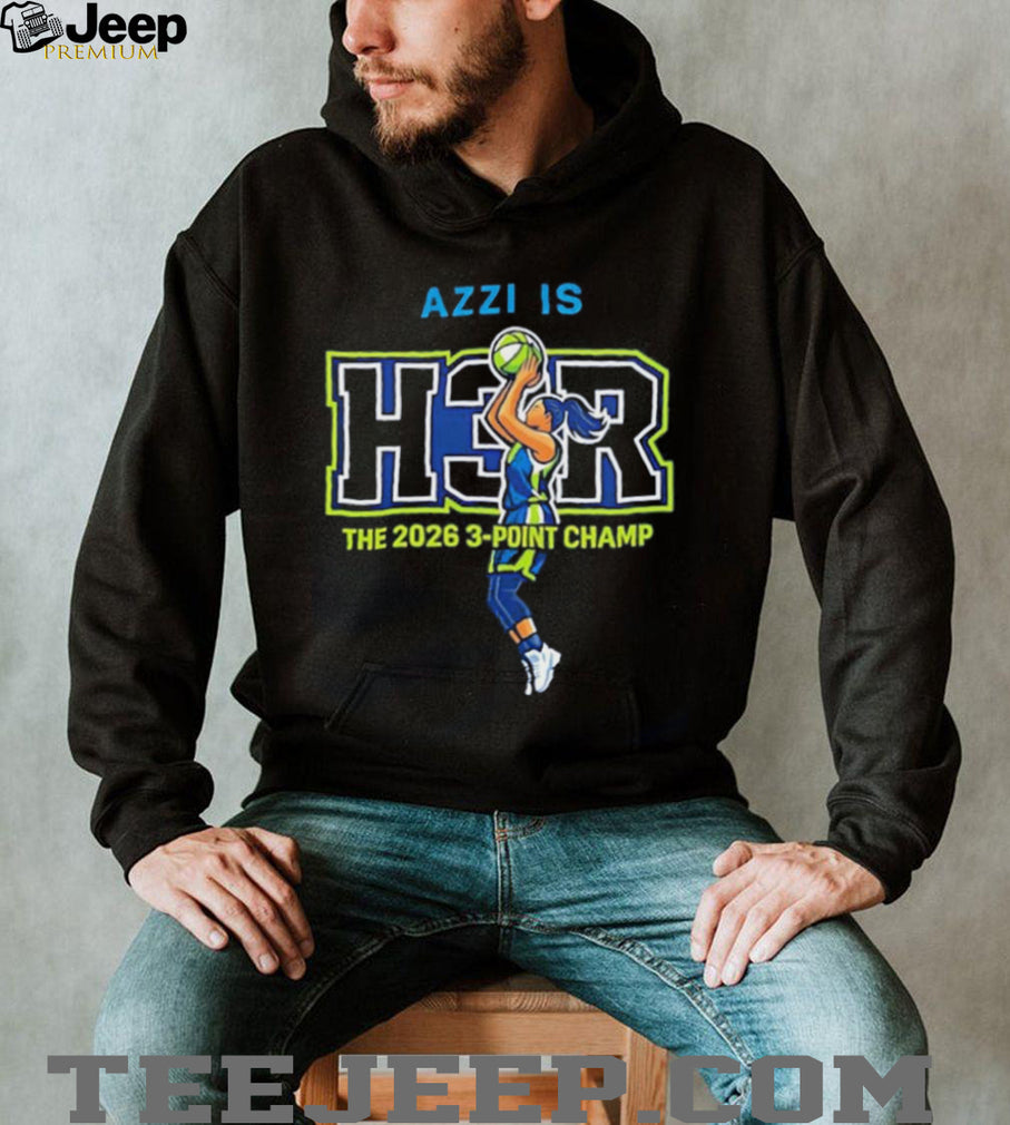 Azzi Fudd is her the 2026 3 point Champ shirt