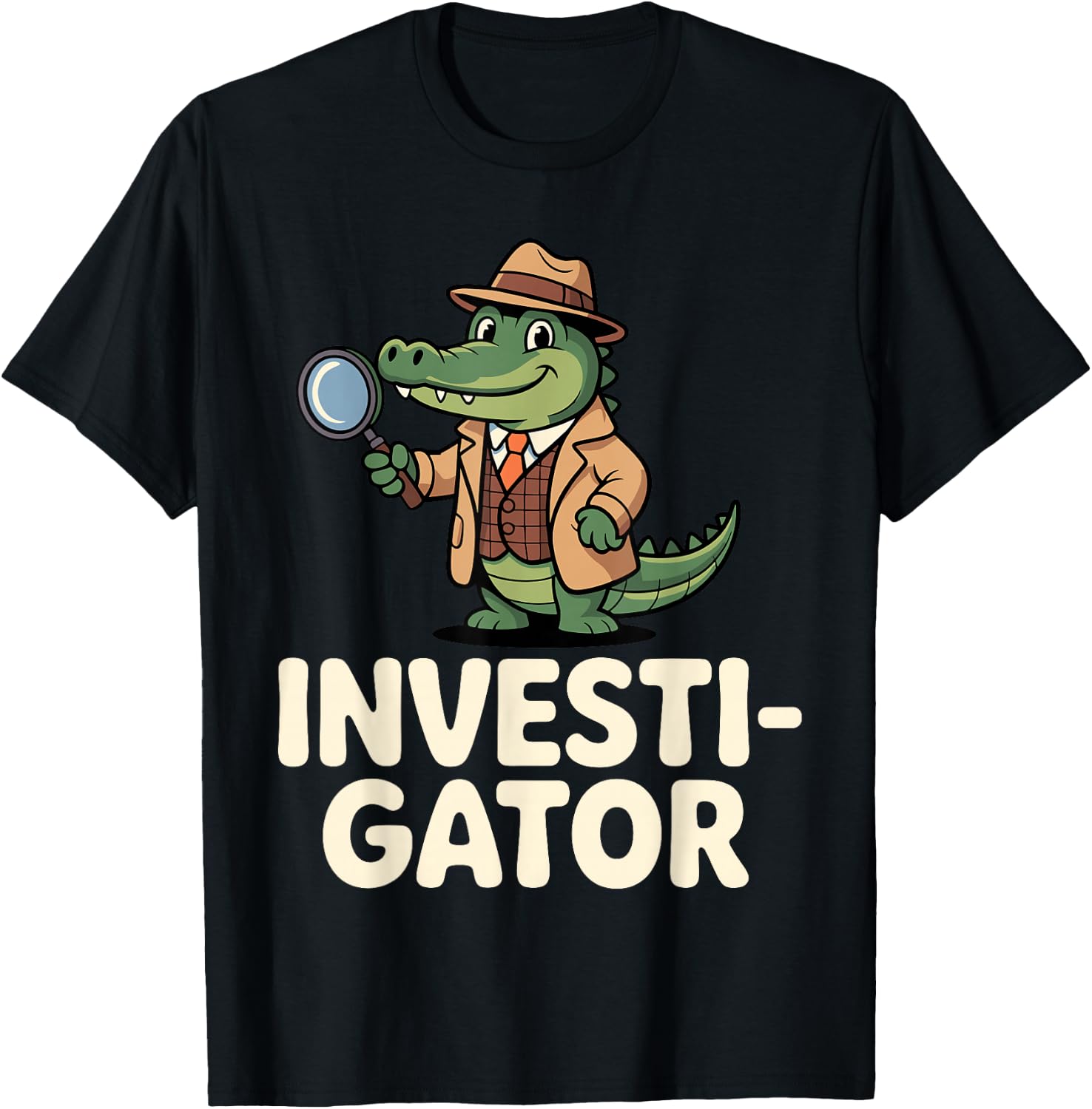 Detective Art for Men Women Criminal Inspector Detective T-Shirt