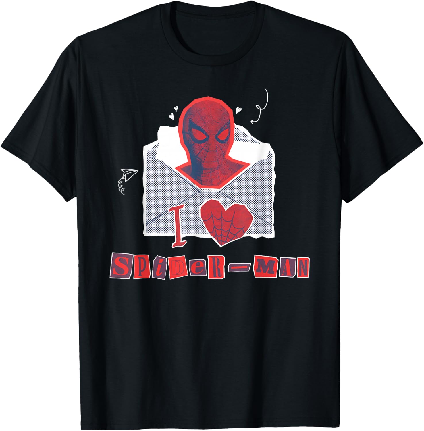 Spider-Man: BND Movie 2026 I Love Spider-Man Letter T-Shirt