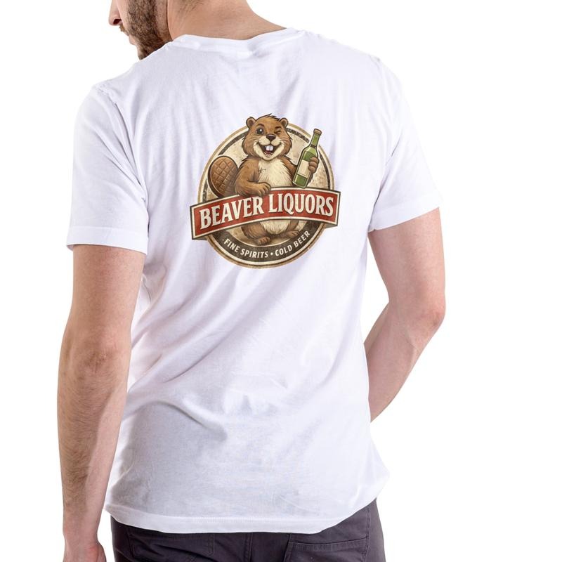 BEAVER LIQUORS 2 Funny T Shirt, Unisex Cotton for men and women Hoodie, Sweatshirt | PodTeesHub.com