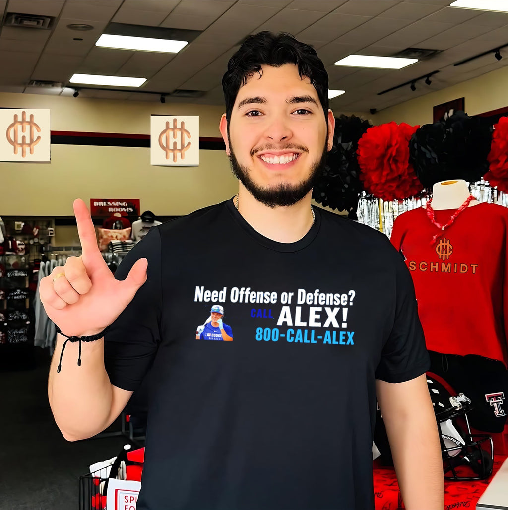 Alex Call Los Angeles Dodgers need offense or Defense Call Alex shirt