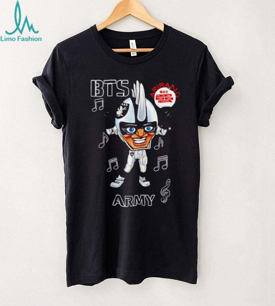 BTS Army Arirang Mascot Helmet KPop Fan Music Graphic T Shirt