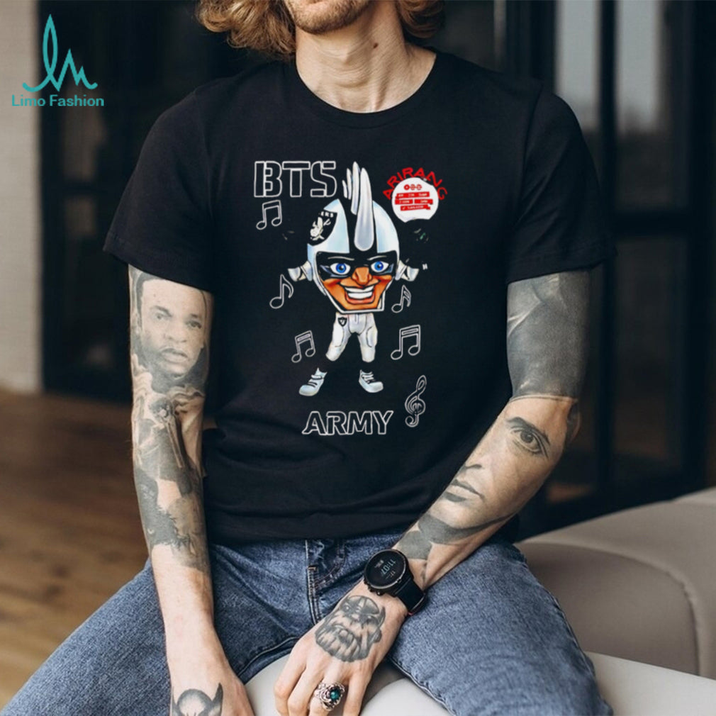 BTS Army Arirang Mascot Helmet KPop Fan Music Graphic T Shirt