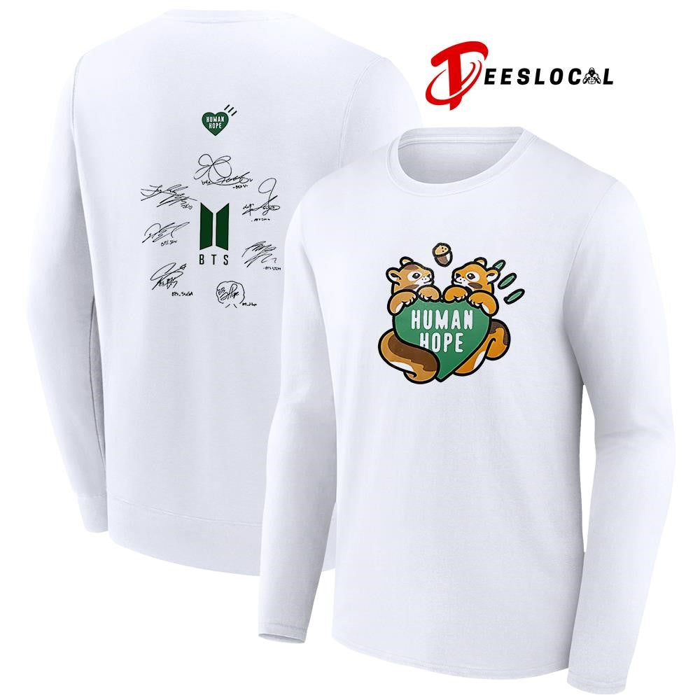 BTS Comeback and World Tour human hope squirrel signature shirt