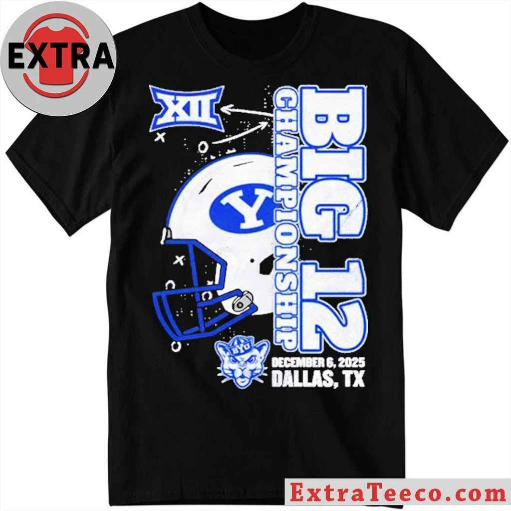 BYU Cougars Big 12 Football Championship Dallas, TX, December 6, 2025 Shirt