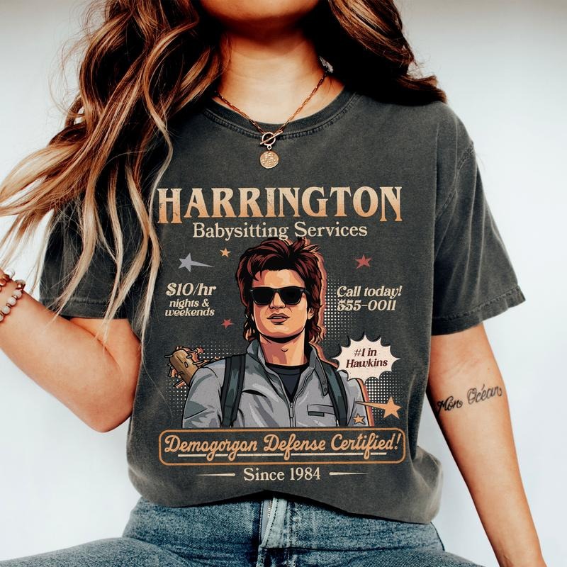 Babysitter Harrington Shirt, Cloud Tee Stranger Thing Shirt, Stranger Thing Movie Sweatshirt, Gift For Woman and Man Hoodie
