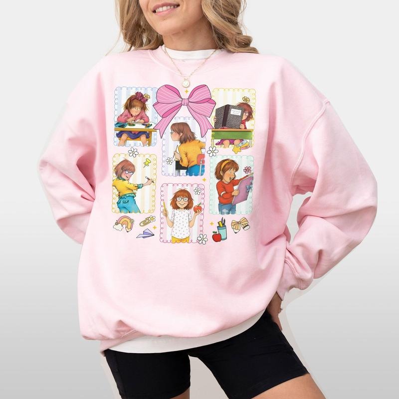 Back To School Teacher Junie B Jones Coquette Bow Shirt, Teacher Library Book Club Kindergarten School, Junie B Teacher,...