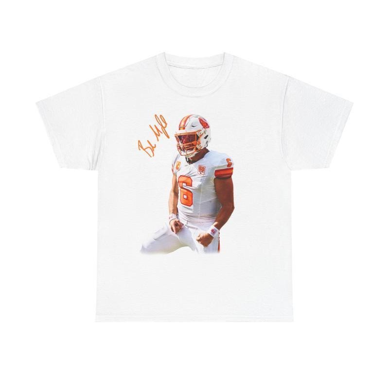 Baker Mayfield Tee 100% Cotton Made in USA Hoodie, Sweatshirt | PodTeesHub.com